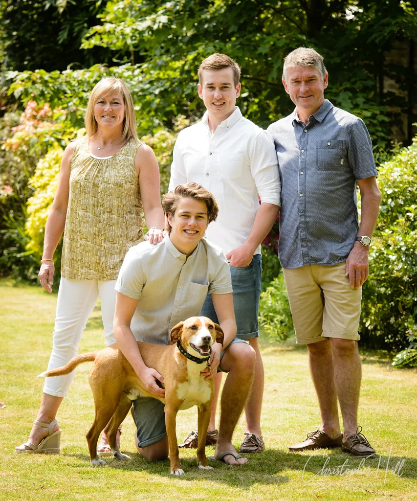 outdoor family portrait